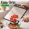 image:imageGORILLA GRIP 304 Stainless Steel and Plastic Cutting Board 16x11 BlackBlack