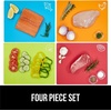image:imageGORILLA GRIP BPAFree Flexible Cutting Board Set of 4 MulticolorPack of 4