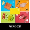 image:imageGORILLA GRIP BPAFree Flexible Cutting Board Set of 4 MulticolorPack of 5