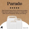 image:imageGORILLA GRIP BPAFree Reversible Kitchen Cutting Board Set of 3 BlackAlmondWhite
