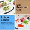 image:imageGORILLA GRIP BPAFree Reversible Kitchen Cutting Board Set of 3 BlackBlackWhite