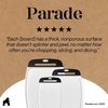 image:imageGORILLA GRIP BPAFree Reversible Kitchen Cutting Board Set of 3 BlackBlackWhite