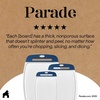 image:imageGORILLA GRIP BPAFree Reversible Kitchen Cutting Board Set of 3 BlackBlueWhite