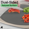 image:imageGORILLA GRIP BPAFree Reversible Kitchen Cutting Board Set of 3 BlackGrayAlmond
