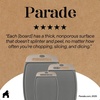image:imageGORILLA GRIP BPAFree Reversible Kitchen Cutting Board Set of 3 BlackGrayAlmond