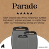 image:imageGORILLA GRIP BPAFree Reversible Kitchen Cutting Board Set of 3 BlackGrayBlack