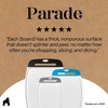 image:imageGORILLA GRIP BPAFree Reversible Kitchen Cutting Board Set of 3 BlackGrayBlackAqua