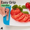 image:imageGORILLA GRIP BPAFree Reversible Kitchen Cutting Board Set of 3 BlackGrayBlackAqua