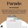 image:imageGORILLA GRIP BPAFree Reversible Kitchen Cutting Board Set of 3 BlackGrayMintLight Pink