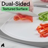 image:imageGORILLA GRIP BPAFree Reversible Kitchen Cutting Board Set of 3 BlackGrayWhite