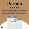 image:imageGORILLA GRIP BPAFree Reversible Kitchen Cutting Board Set of 3 BlackGrayWhite