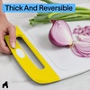 image:imageGORILLA GRIP BPAFree Reversible Kitchen Cutting Board Set of 3 BlackLemonWhite