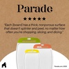 image:imageGORILLA GRIP BPAFree Reversible Kitchen Cutting Board Set of 3 BlackLimeOrangeLemon