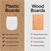 image:imageGORILLA GRIP BPAFree Reversible Kitchen Cutting Board Set of 3 BlackLimeOrangeLemon