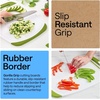 image:imageGORILLA GRIP BPAFree Reversible Kitchen Cutting Board Set of 3 BlackLimeWhite