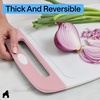 image:imageGORILLA GRIP BPAFree Reversible Kitchen Cutting Board Set of 3 BlackPinkWhite