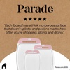 image:imageGORILLA GRIP BPAFree Reversible Kitchen Cutting Board Set of 3 BlackPinkWhite