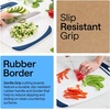 image:imageGORILLA GRIP BPAFree Reversible Kitchen Cutting Board Set of 3 BlackRedBlueLime