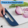 image:imageGORILLA GRIP BPAFree Reversible Kitchen Cutting Board Set of 3 BlackRedBlueLime