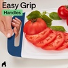 image:imageGORILLA GRIP BPAFree Reversible Kitchen Cutting Board Set of 3 BlackRedBlueLime