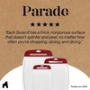 image:imageGORILLA GRIP BPAFree Reversible Kitchen Cutting Board Set of 3 BlackRedWhite