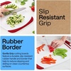 image:imageGORILLA GRIP BPAFree Reversible Kitchen Cutting Board Set of 3 BlackRedWhite