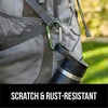 image:imageGORILLA GRIP Carabiner Clip 3 D Ring Heavy Duty Aluminum Key Holder Clips Hold 170lbs Rust ScratchResistant Camping Essentials Hiking Gear Tactical Backpacking KeychainsBlackSilverTurquoise