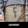 image:imageGORILLA GRIP Carabiner Clip 3 D Ring Heavy Duty Aluminum Key Holder Clips Hold 170lbs Rust ScratchResistant Camping Essentials Hiking Gear Tactical Backpacking KeychainsBlack