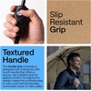 image:imageGORILLA GRIP Compact Travel Size Umbrella for Rain Sleek Design BlackBeige