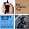 image:imageGORILLA GRIP Compact Travel Size Umbrella for Rain Sleek Design BlackClear