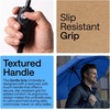 image:imageGORILLA GRIP Compact Travel Size Umbrella for Rain Sleek Design BlackNavy