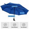 image:imageGORILLA GRIP Compact Travel Size Umbrella for Rain Sleek Design BlackNavy