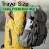 image:imageGORILLA GRIP Compact Travel Size Umbrella for Rain Sleek Design BlackSpiral