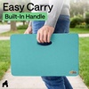 image:imageGORILLA GRIP Extra Thick Foam Kneeling Pad for Gardening 175x11 BlackTurquoise