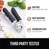 image:imageGORILLA GRIP Garlic Peeler and Press Set Heavy Duty Mincer BlackBlack