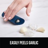 image:imageGORILLA GRIP Garlic Peeler and Press Set Heavy Duty Mincer BlackBlue
