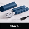 image:imageGORILLA GRIP Garlic Peeler and Press Set Heavy Duty Mincer BlackBlue