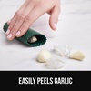 image:imageGORILLA GRIP Garlic Peeler and Press Set Heavy Duty Mincer BlackHunter Green
