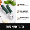 image:imageGORILLA GRIP Garlic Peeler and Press Set Heavy Duty Mincer BlackHunter Green