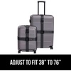 image:imageGORILLA GRIP Heavy Duty Luggage Straps for Suitcase 2 Pack GreenBlack