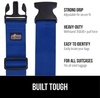 image:imageGORILLA GRIP Heavy Duty Luggage Straps for Suitcase 2 Pack GreenBlue