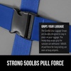 image:imageGORILLA GRIP Heavy Duty Luggage Straps for Suitcase 2 Pack GreenBlue