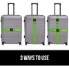 image:imageGORILLA GRIP Heavy Duty Luggage Straps for Suitcase 2 Pack GreenGreen