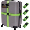 image:imageGORILLA GRIP Heavy Duty Luggage Straps for Suitcase 2 Pack GreenGreen