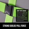image:imageGORILLA GRIP Heavy Duty Luggage Straps for Suitcase 2 Pack GreenGreen