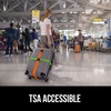 image:imageGORILLA GRIP Heavy Duty Luggage Straps for Suitcase 2 Pack GreenGreenOrangeBluePink