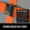 image:imageGORILLA GRIP Heavy Duty Luggage Straps for Suitcase 2 Pack GreenOrange