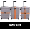 image:imageGORILLA GRIP Heavy Duty Luggage Straps for Suitcase 2 Pack GreenOrange