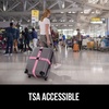 image:imageGORILLA GRIP Heavy Duty Luggage Straps for Suitcase 2 Pack GreenPink