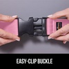 image:imageGORILLA GRIP Heavy Duty Luggage Straps for Suitcase 2 Pack GreenPink